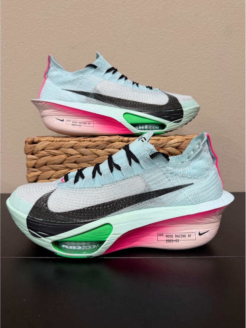 Size 10.5 - Nike Air Zoom Alphafly NEXT% 3 “Glacier Blue Mint Foam”
